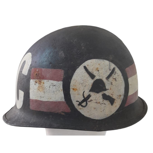 251 - Vietnam War Quan Canh (Military Police) helmet.