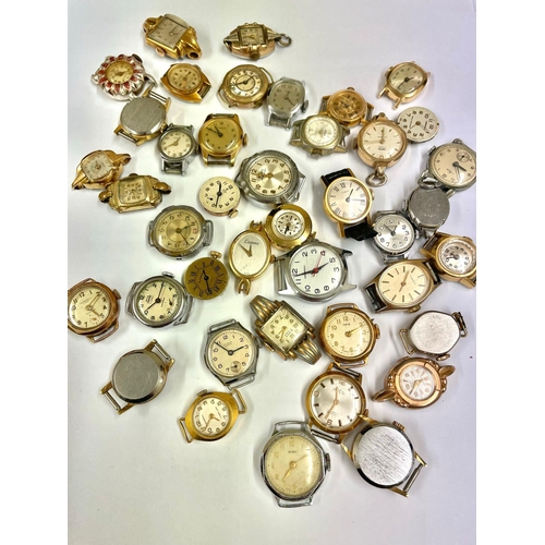 758 - Vintage watches to include working Rolex Tudor watch movement etc