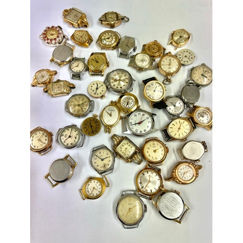 758 - Vintage watches to include working Rolex Tudor watch movement etc