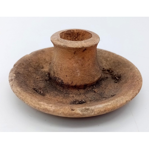 959 - A  WW1 German Tunnel Candlelight Holder. Found in a caved in Tunnel near Messines, Flanders, Belgium... 