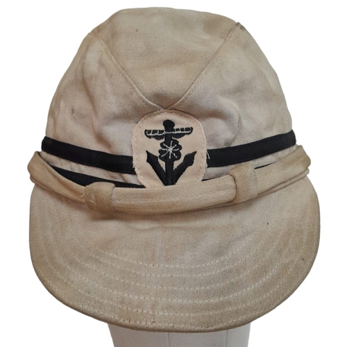 91 - WW2 Japanese Naval Officers Tropical Shore Cap.