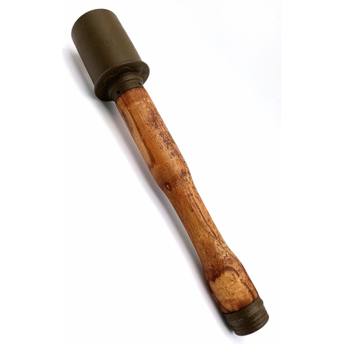 672 - Inert Cutaway WW2 German Stick Grenade. UK Mainland Sale ONLY