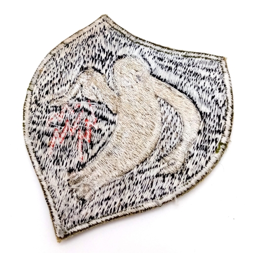 801 - WW2-Vietnam US “Ghost Army” Patch. Worn by the 23 rd HQ Special Troops Unit. Made up from movie prop... 