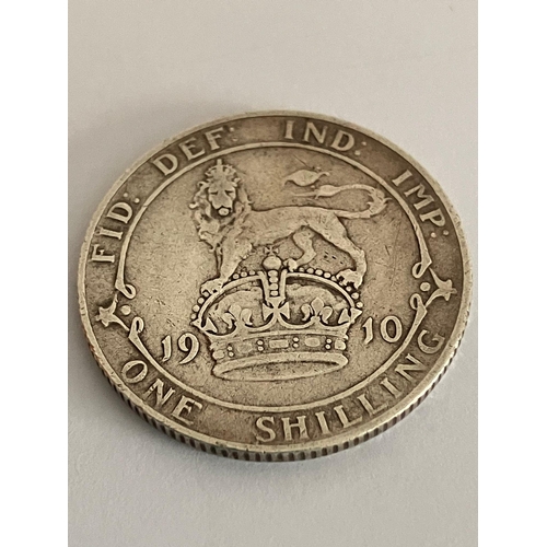 804 - 1910 SILVER SHILLING  in fine /Very fine condition.