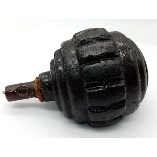 875 - An INERT Cutaway Imperial German 1915 Pattern Kugal Grenade. UK Mainland Sales Only