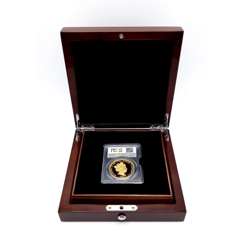 389 - A Limited Edition Dam Busters 1oz Fine Gold (.999) Proof Coin. This 2018 (One Hundred Pound) Gold Co... 