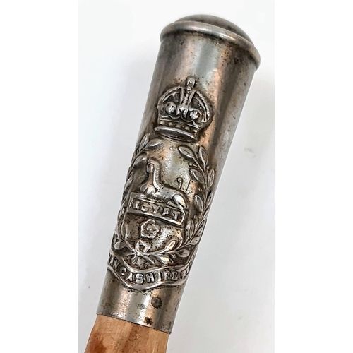 840 - WW1 British East Lancashire Regiment S/Nco’s-Officers Swagger Stick.