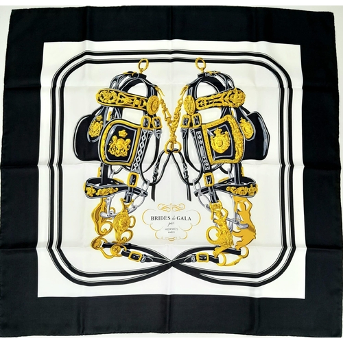 267 - A Hermes Carre Silk Scarf 