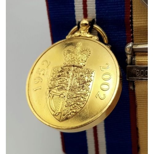 381 - A modern group of four medals to the Royal Logistic Corps. Consisting of:
NATO medal with clasp ‘For... 