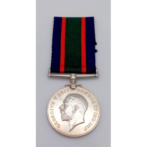 458 - A Royal Naval Volunteer Reserve Long Service Medal (GVR second type) named to: ESD, 265 G Davidson S... 