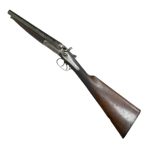 501 - A Deactivated Antique Double Barrelled Sawn Off Shotgun. This British H. Clarke and Sons, Side by Si... 