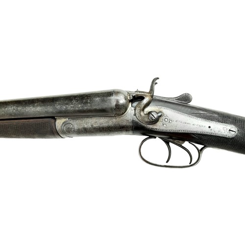 501 - A Deactivated Antique Double Barrelled Sawn Off Shotgun. This British H. Clarke and Sons, Side by Si... 