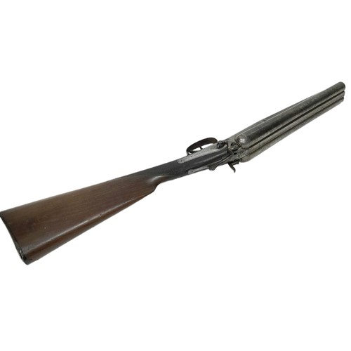 501 - A Deactivated Antique Double Barrelled Sawn Off Shotgun. This British H. Clarke and Sons, Side by Si... 