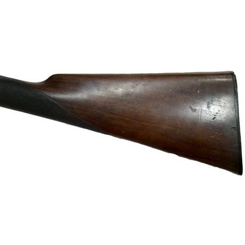 501 - A Deactivated Antique Double Barrelled Sawn Off Shotgun. This British H. Clarke and Sons, Side by Si... 