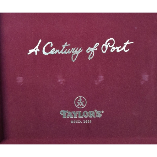 1217 - Taylor's - A Century of Port. Four 37.5cl bottles of award winning port. 10,20,30 and 40 year old bo... 