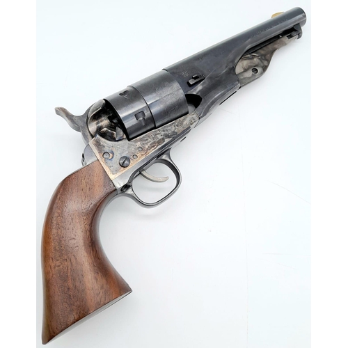 667 - A Deactivated Italian Model 1861 Navy Sheriffs Revolver. This Brocock pistol has a 5.6 calibre and 5... 