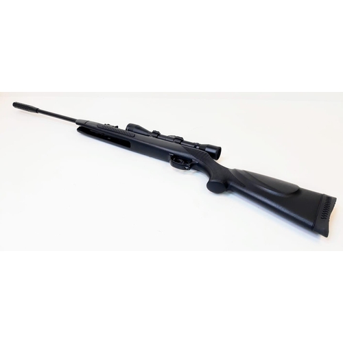 599 - An Excellent Condition, Kral .22 Air Rifle with 4 x 40 Telescopic Sight Complete with Gun Bag, Bipod... 