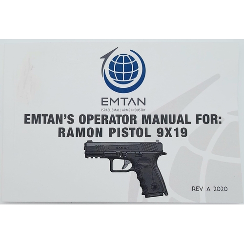 660 - An Emtan Ramen 9mm Deactivated Semi-Auto Pistol. This Israeli made gun comes with a spare magazine, ... 