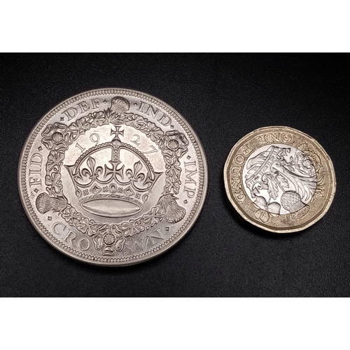 1179 - A George V 1927 Silver Near Proof Crown Coin. Only 15,030 ever minted!