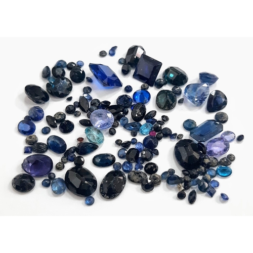 1315 - A Parcel of 142 Sapphires. Assorted Sizes, Assorted Cuts. 49.75 Carats Total