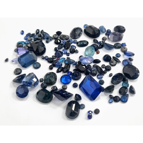 1315 - A Parcel of 142 Sapphires. Assorted Sizes, Assorted Cuts. 49.75 Carats Total