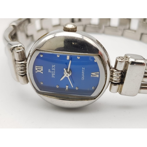 1322 - Three Different Style Ladies Quartz Watches - Limit, Avon and Pelex. All in need of a battery so as ... 