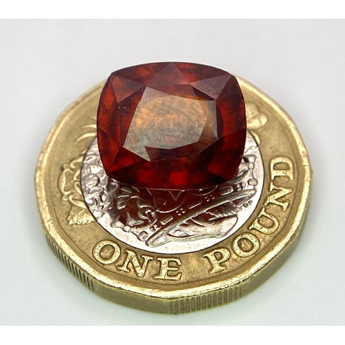 946 - A 8.52ct Hessonite Garnet. Comes with a NGJA certificate.