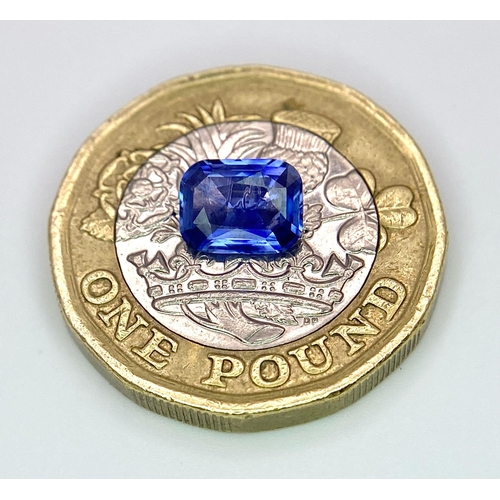 960 - A 1.05ct Cornflower Blue Sapphire. Comes with a CGTL certificate.