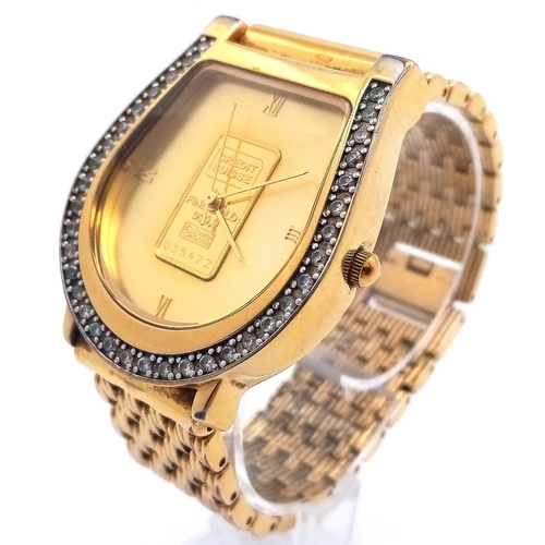 時計 CREDIT SUISSE GOLD INGOT WATCH wts-credit-suisse-24k-gold-