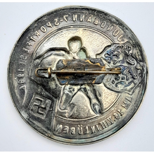 475 - A 1935 German Festival of the Hitler Youth Tinnie Badge.