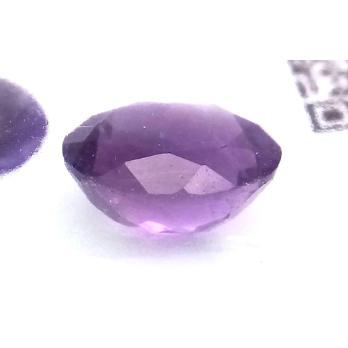 1577 - A 3.86ct Purple Amethyst Gemstone. Comes with a GFCO certificate in a sealed package.