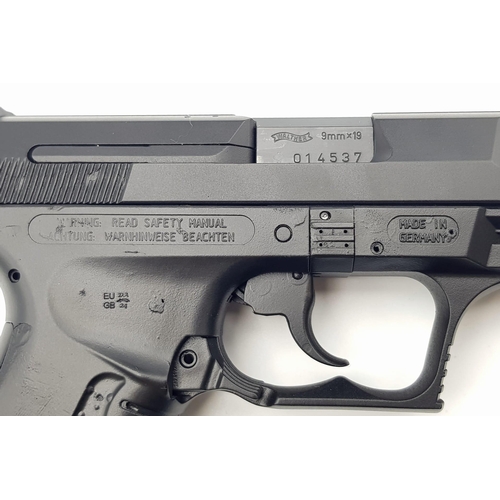 233 - A Deactivated Walther 9mm Semi-Automatic Pistol. This German made P99 model is in good condition wit... 