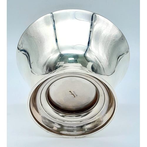 12 - An Asprey of London Limited Edition (55 of 100) Sterling Silver Posy Bowl. Beautiful ornate and pier... 