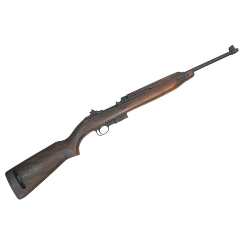 226 - A Deactivated Winchester M1 Carbine Self Loading Rifle. Used by the USA in warfare from 1942-73 this... 