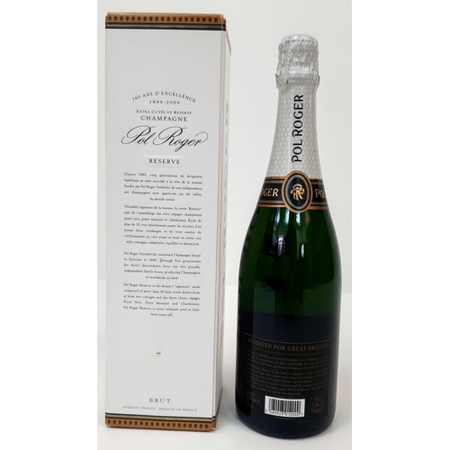 775 - A Rare Bottle of ‘SAS’ emblem Pol Roger Reserve Champagne as donated by 22 SAS to a Military Charity... 