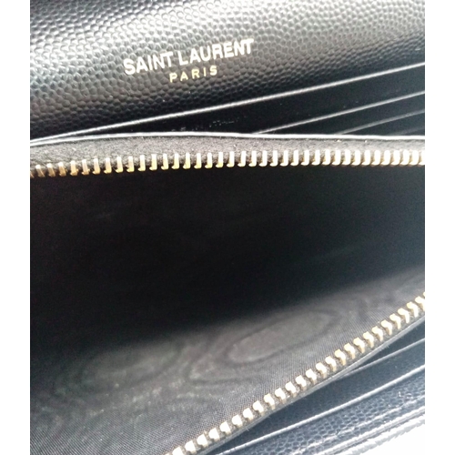 116 - A classic Saint Laurent Cassandre Matelasse leather bag, gold tone hardware including a chain should... 