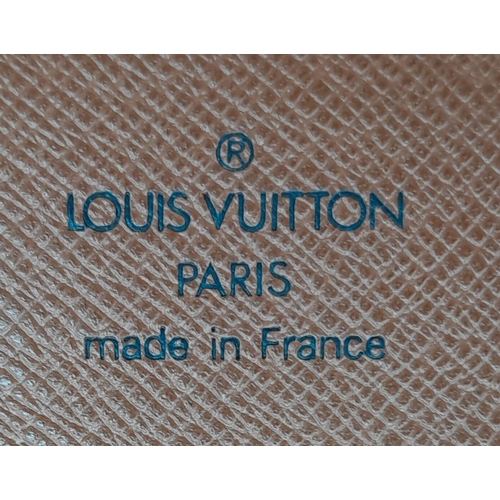 432 - A Vintage Louis Vuitton Cartouchiere Shoulder Bag. LV monogram canvas exterior with cow-hide leather... 