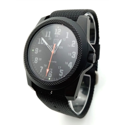 740 - A Black Edition, Full Military Specification Tactical Field Watch by 5.11. Model Field Watch 2.0 Pat... 