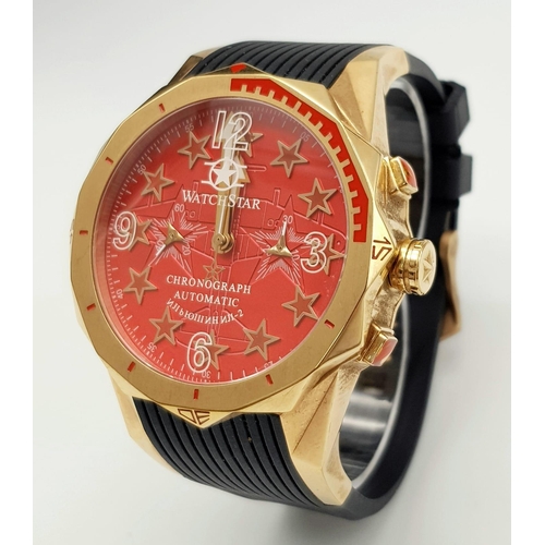 705 - An Excellent Condition, Military DNA, Automatic Chronograph Watch Commemorating the Russian Ground A... 