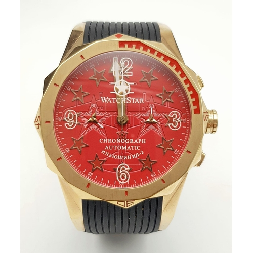 705 - An Excellent Condition, Military DNA, Automatic Chronograph Watch Commemorating the Russian Ground A... 