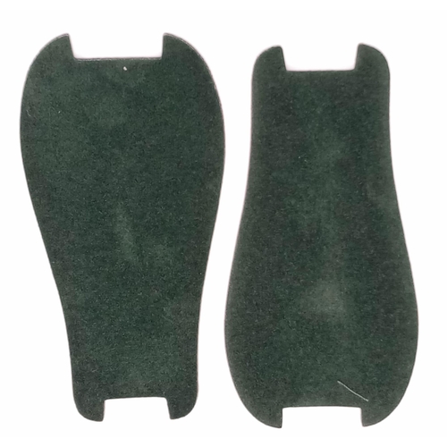 825 - Two Rolex Branded Travelling Watch Cases. Plush green textile exterior. Insert on interior. Both 13c... 