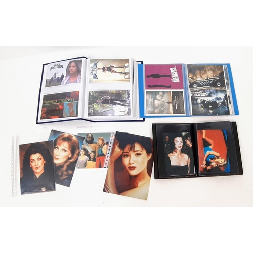 169 - Three Albums of Postcards and Photos - Sci-Fi Movie/TV Shows and Glamour.