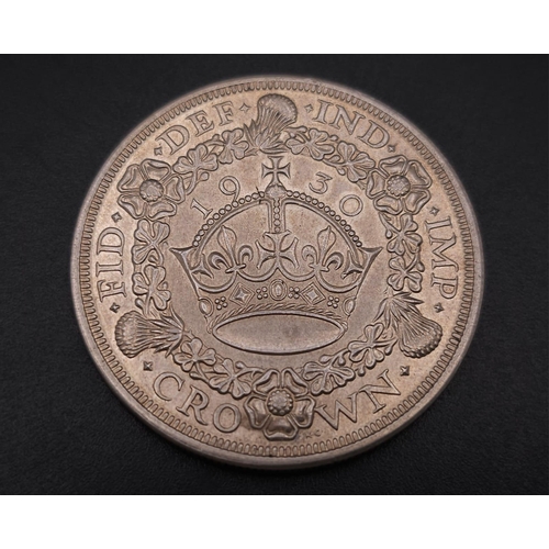 106 - A 1930 George V Silver Wreath Crown. Only 4847 struck. Please see photos for conditions.