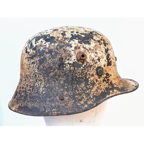 48 - Scarce M27 Irish Army Helmet. These were based on the German M16, made by the Vickers Machine Gun Fa... 