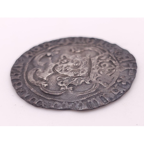 143 - A Henry VII (1485-1603) Silver Groat Hammered Coin. Please see photos for conditions. S2199.