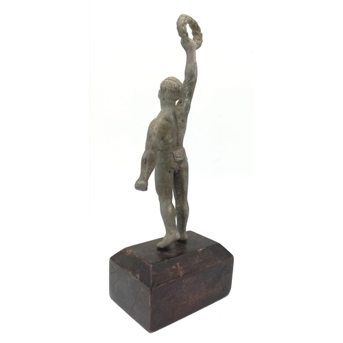 412 - WW2 German Military Division Sports Trophy. 100m clothed swim. Celle 1940.