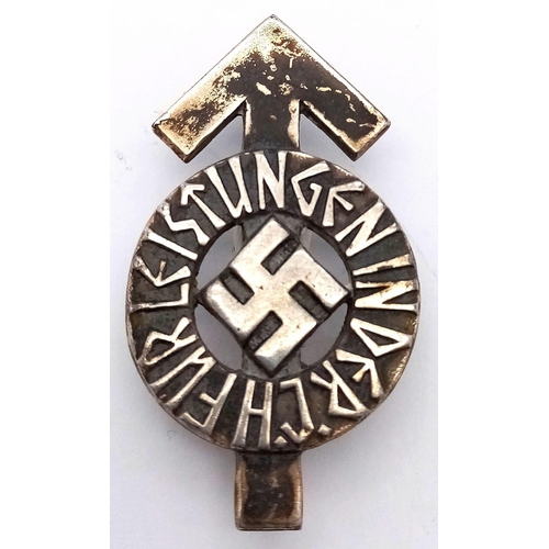 415 - WW2 German Hitler Youth Proficiency Badge in black representing Iron. Much of the original paint rem... 