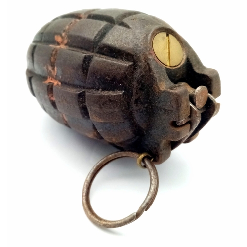 181 - INERT WW1 No 5 Mills Hand Grenade Dated Feb 1916. Great condition for its age. Maker Vickerys Patent... 