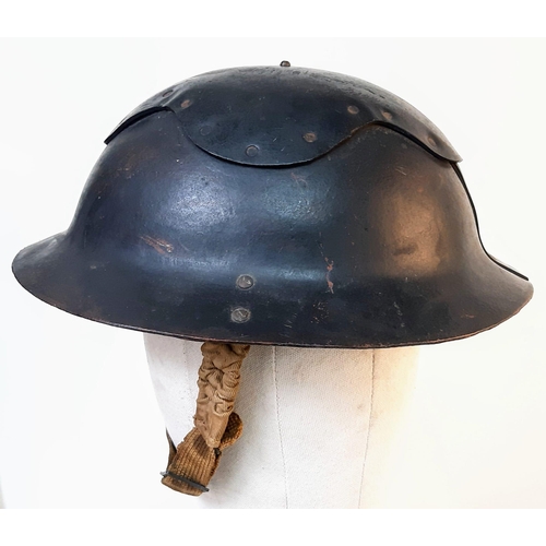 384 - Scarce WW2 British Home Front “Cromwell” Helmet. A lightweight private purchase Fiber helmet