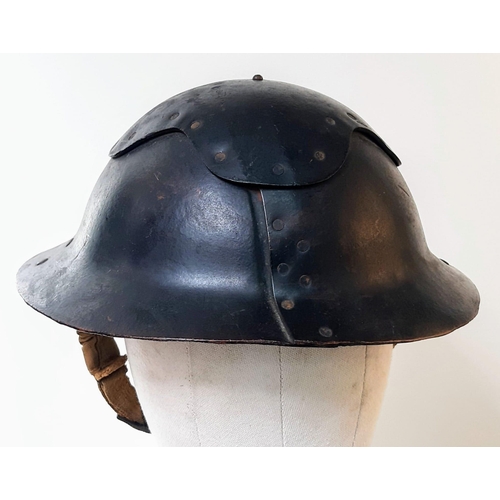 384 - Scarce WW2 British Home Front “Cromwell” Helmet. A lightweight private purchase Fiber helmet